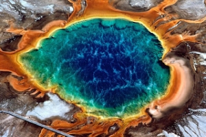 Yellowstone - pierwszy park narodowy na świecie.