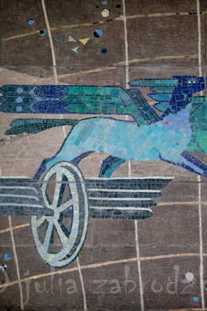 Mozaiki z dworca w Gdyni