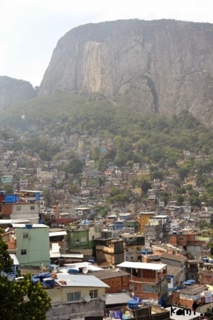 Favelas in Rio - an inseperable part of the city's scenery