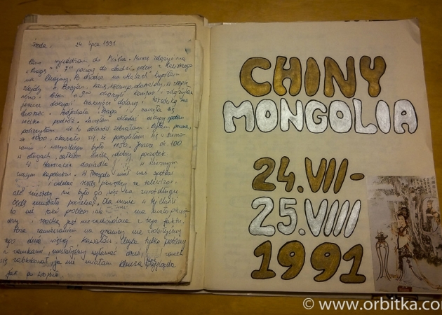 Chiny + Mongolia 1991 – dziennik  z podróży (część 1)