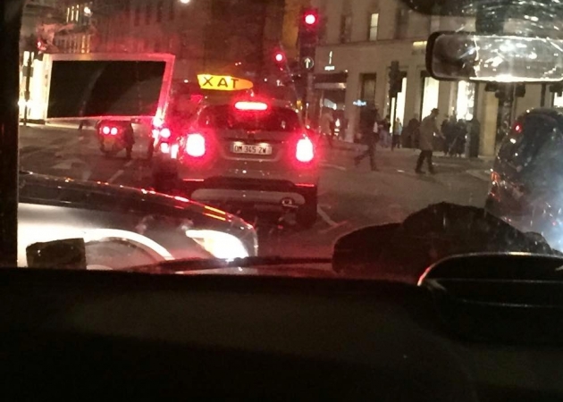 W londyńskiej taksówce