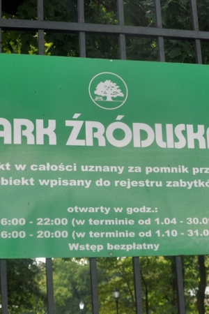 Park Źródliska I Łódź