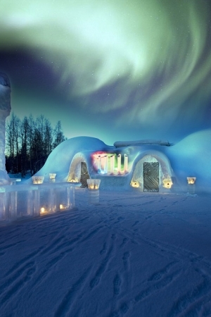 Laponia i hotele z lodu