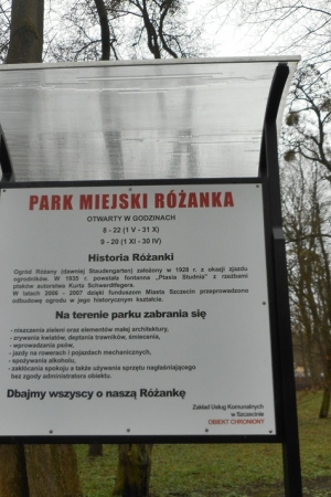 Park miejski Różanka w Szczecinie