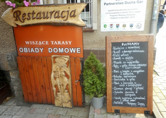 Restauracja Wiszące Tarasy w Karpaczu